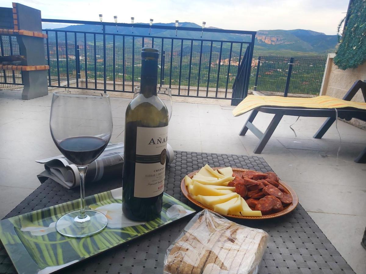 Chalet El Mirador Del Valle Barbacoa By Apartamentos Logrono Nalda エクステリア 写真